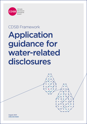 CDSB Framework application guidance on water-related disclosures
